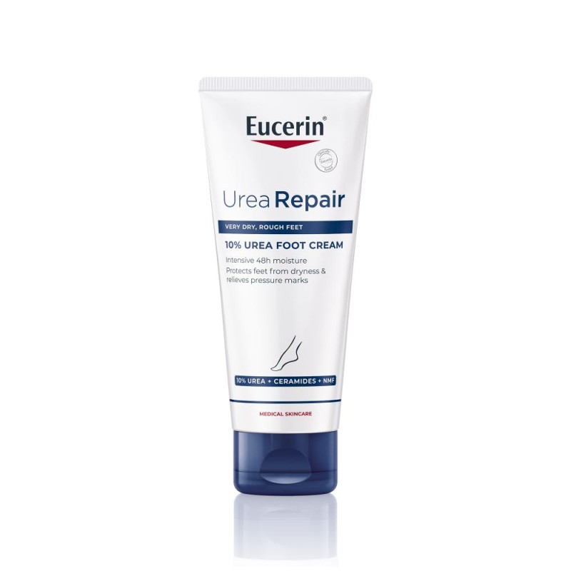 Crème pour les pieds EUCERIN UreaRepair 10 % d'urée 100 ml Crème pour les pieds EUCERIN UreaRepair 10 % d'urée 100 ml