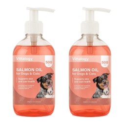 Vittalogy Aceite de Salmón para Perros Duplo 2x500ml