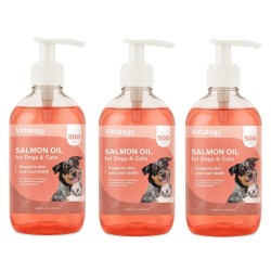 Vittalogy Aceite de Salmón para Perros Triplo 3x500ml