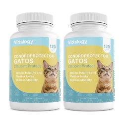 Vittalogy Chondroprotecteur pour Chats 2x120 Gélules【PACK ÉCONOMIQUE】