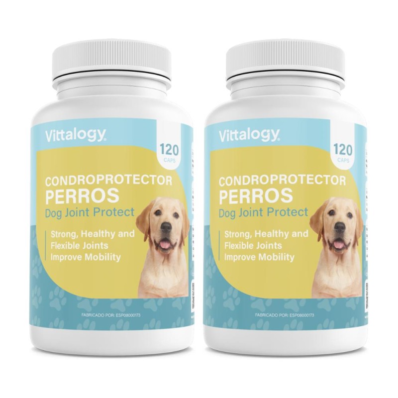 Vittalogy Chondroprotector for Dogs 2x120 Capsules【SAVING PACK】 Vittalogy Chondroprotector for Dogs 2x120 Capsules【SAVING PACK】