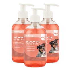 Vittalogy Aceite de Salmón para Perros Triplo 3x500ml