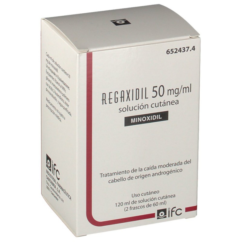 REGAXIDIL Minoxidil 50MG/ML 2x60ML