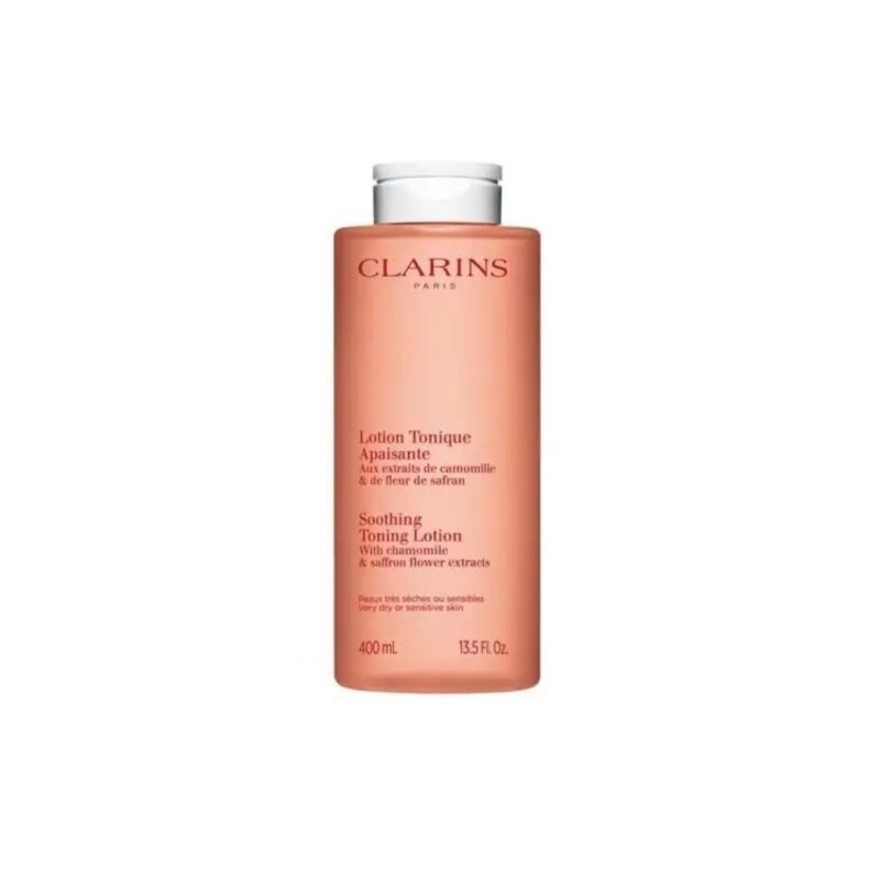 Clarins – Beruhigende Gesichtslotion für trockene Haut, 400 ml Clarins – Beruhigende Gesichtslotion für trockene Haut, 400 ml
