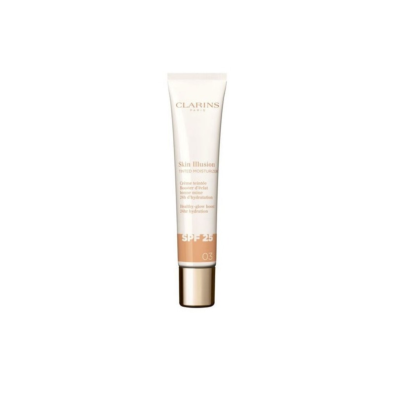 Clarins Skin Illusion getönte Feuchtigkeitscreme LSF 25, 30 ml Clarins Skin Illusion getönte Feuchtigkeitscreme LSF 25, 30 ml