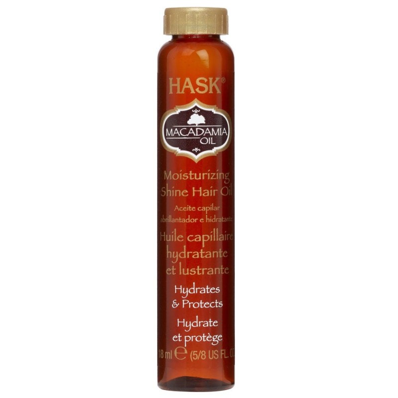Hask Aceite Hidratante de Macadamia Aceite Capilar 18ml Hask Aceite Hidratante de Macadamia Aceite Capilar 18ml