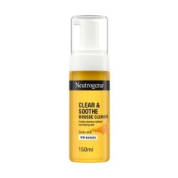 Neutrogena Clear & Soothe Mousse Limpiador 150ml