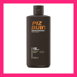 Piz Buin Loción Hidratante Solar SPF 15 200ml