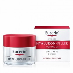 EUCERIN Hyaluron-Filler Crème de Jour Volume-Lift spf15 Peaux Sèches 50 ml