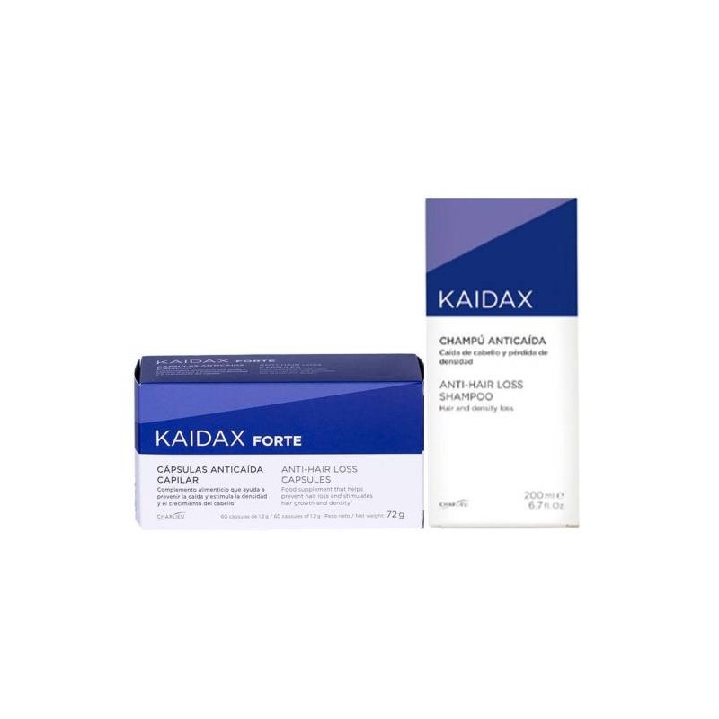 Topicrem Kaidax Forte Tratamiento Anticaída Pack 60 Cápsulas + Champú 200ml Topicrem Kaidax Forte Tratamiento Anticaída Pack 60 Cápsulas + Champú 200ml