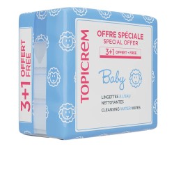 Topicrem Toallitas Limpiadoras al Agua 4 x 60 ud 【COMPRA ONLINE】
