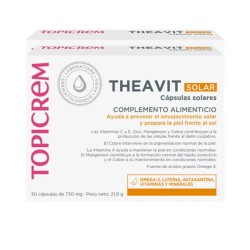 Topicrem Sun Protect Theavit Cápsulas 60 ud