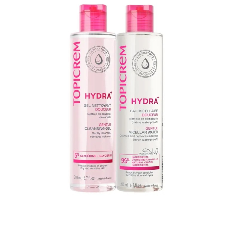 Topicrem Hydra+ Rutina Facial Gel Limpiador y Agua Micelar 2 Piezas 200ml 【ENVIO 24 horas】 Topicrem Hydra+ Rutina Facial Gel Limpiador y Agua Micelar 2 Piezas 200ml 【ENVIO 24 horas】