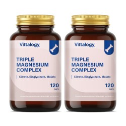 Vittalogy Triple Magnesium Complex 2x120 Kapseln 【Sparpackung】
