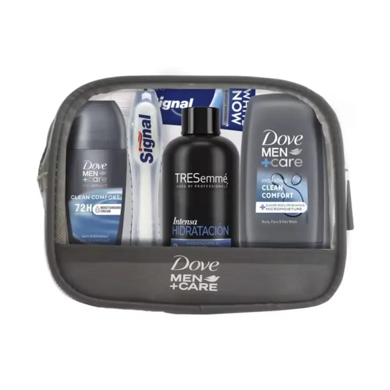 Dove Reise-Kulturtasche für Herren 5 Produkte Dove Reise-Kulturtasche für Herren 5 Produkte