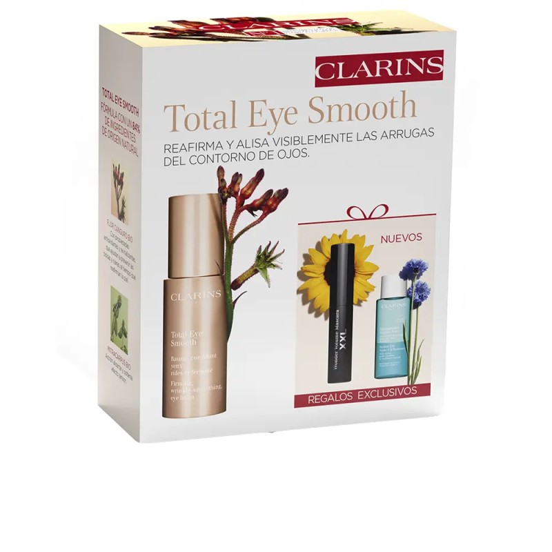 Clarins Total Eye Smooth Case and Set 15ml + 10ml + 1 unit Clarins Total Eye Smooth Case and Set 15ml + 10ml + 1 unit