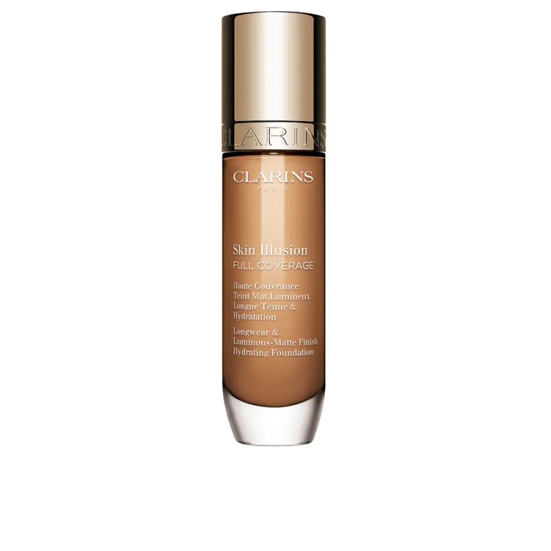 Clarins Skin Illusion Make-up-Grundlage mit hoher Deckkraft, Farbton 112.3N, 30 ml Clarins Skin Illusion Make-up-Grundlage mit hoher Deckkraft, Farbton 112.3N, 30 ml