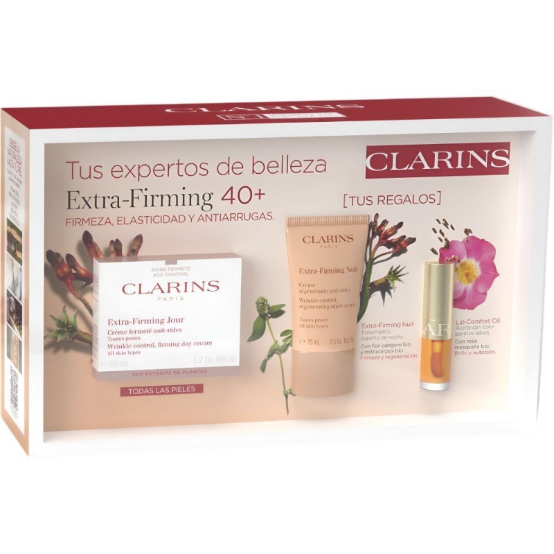 Clarins Extra Firming Set de Cuidado Facial 50ml + 15ml + 1.4ml