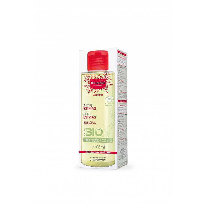 MUSTELA Bio-Öl zur Vorbeugung von Dehnungsstreifen, 105 ml