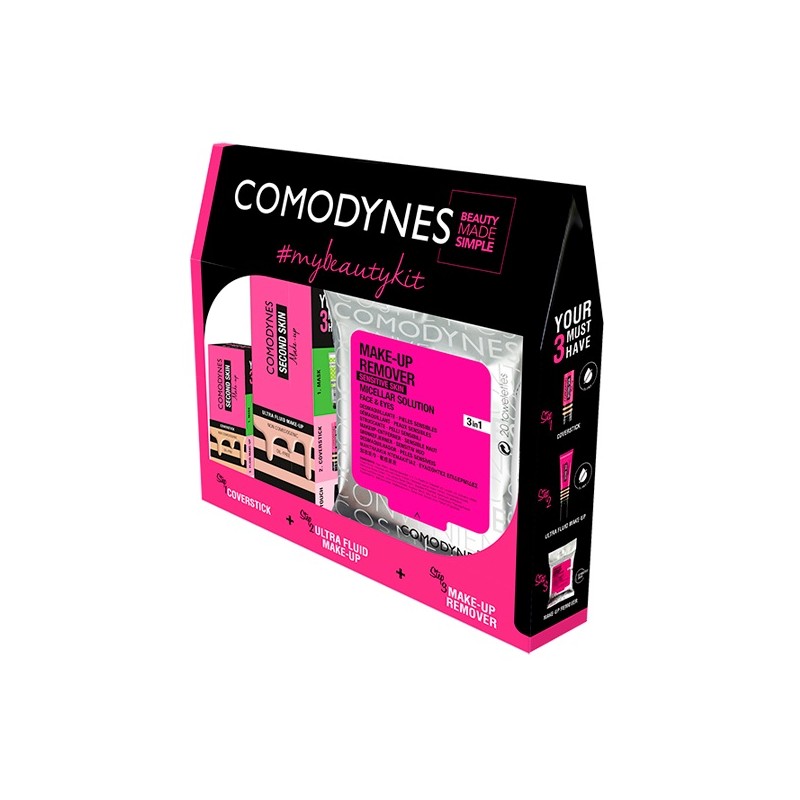 COMODYNES Pack Corrector+Maquillaje+Toallitas