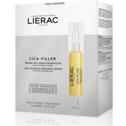 LIERAC Cica-Filler Anti-Wrinkle Repairing Serum 3x10ml