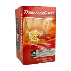THERMACARE Patches térmicos para dores lombares e quadris 4 unidades