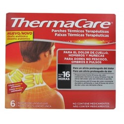 THERMACARE Patches térmicos para dores no pescoço, ombros e pulsos 6 unidades