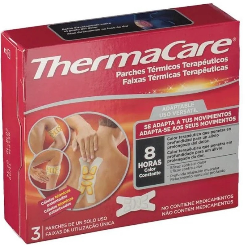 THERMACARE Anpassbare Schmerz-Wärmepflaster 3 Einheiten