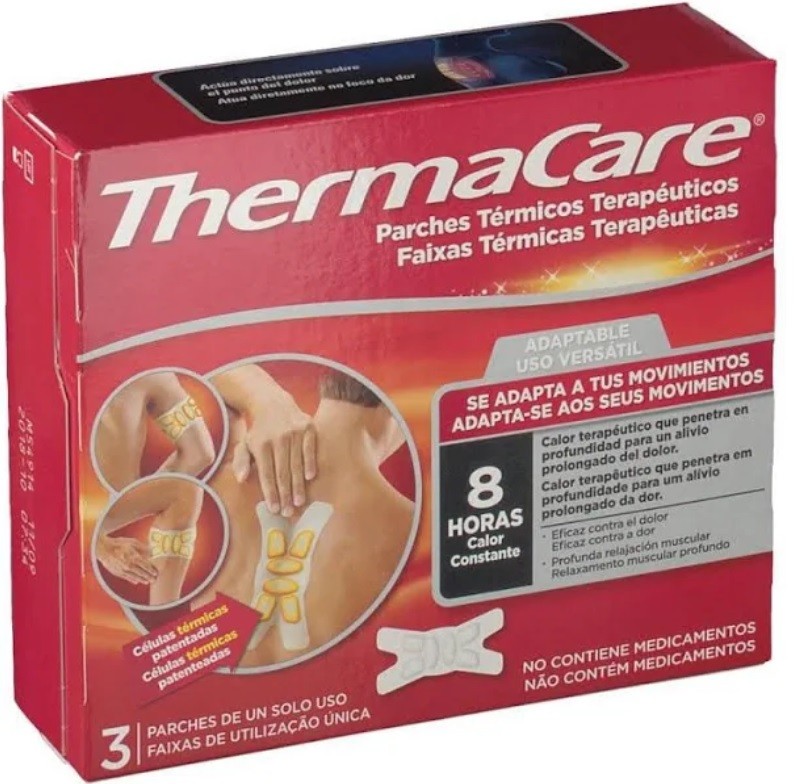 THERMACARE Parches de Calor para el Dolor adaptables 3uds de OFERTA