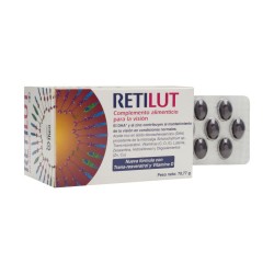 Retilut Food Supplement Vision 60 Capsules