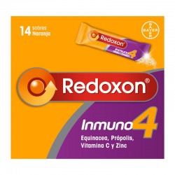REDOXON Immuno 4 Duplo Vitamines Défenses Naturelles 2x14 Enveloppes