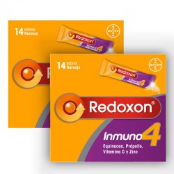 REDOXON Immuno 4 Duplo Vitaminas Defesas Naturais 2x14 Envelopes