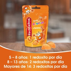 REDOXITES Vitamins and Defenses Duplo 2x25 Soft Pearls Orange flavor
